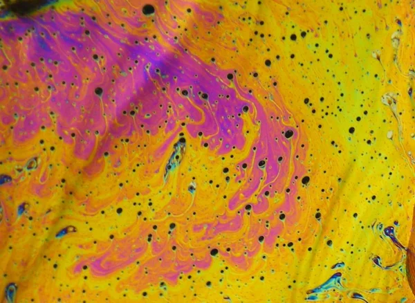 beautiful psychedelic abstraction - interference in soap films