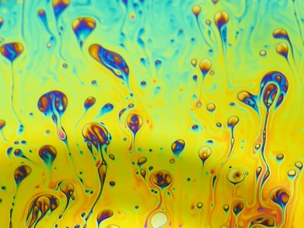 beautiful psychedelic abstraction - interference in soap films