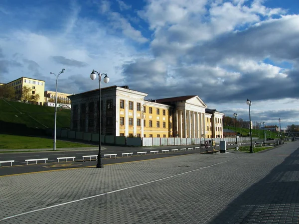 View of the embankment  the Izhevsk — Stock Photo, Image