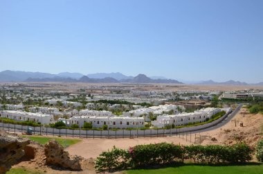 Bir büyük turistik Merkezi, Sharm El Sheikh sokaklarında manzara