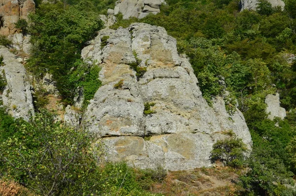 Vallée Fantôme Pierre Sur Péninsule Crimée — Photo