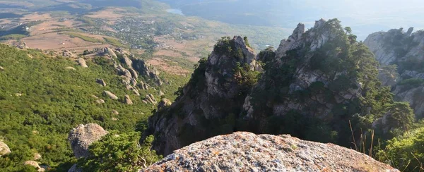 Valle Fantasma Piedra Península Crimea — Foto de Stock
