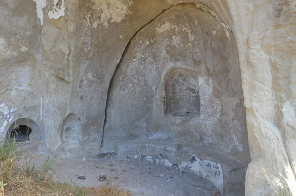 Grottes Calcaires Sur Péninsule Crimée — Photo