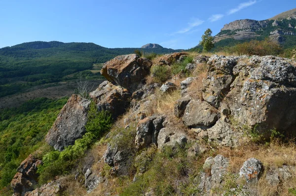 Grottes Calcaires Sur Péninsule Crimée — Photo