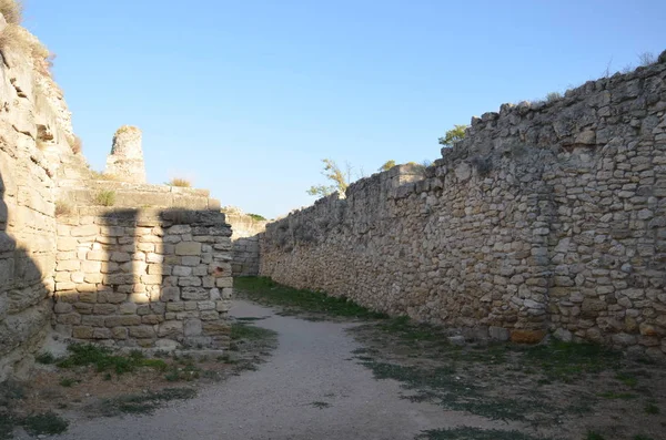 Ruines Chersonesus Parc Archéologique Sébastopol Crimée — Photo