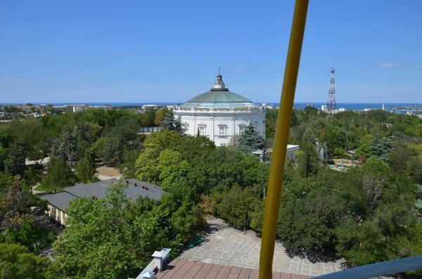 Uitzicht op de stad van Sevastopol in mei 2014 — Stockfoto