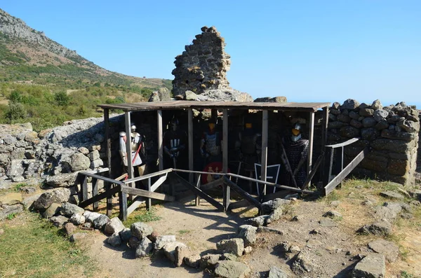 Ruines de l'ancienne forteresse funa du VIe siècle — Photo