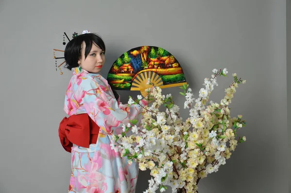 Chica en Yukata —  Fotos de Stock