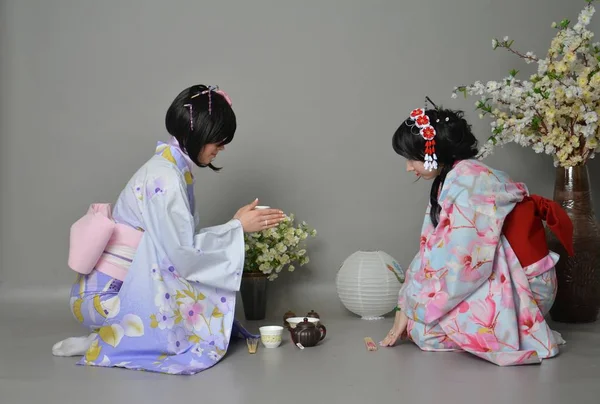 Чайная церемония в Японии — стоковое фото