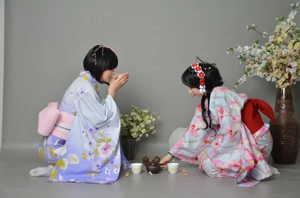 Ceremonia del té en Japón — Foto de Stock