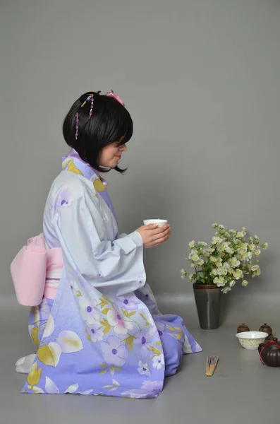 Ceremonia del té en Japón — Foto de Stock