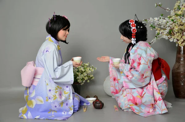 Ceremonia del té en Japón — Foto de Stock