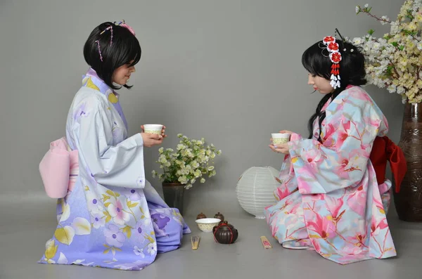 Ceremonia del té en Japón — Foto de Stock