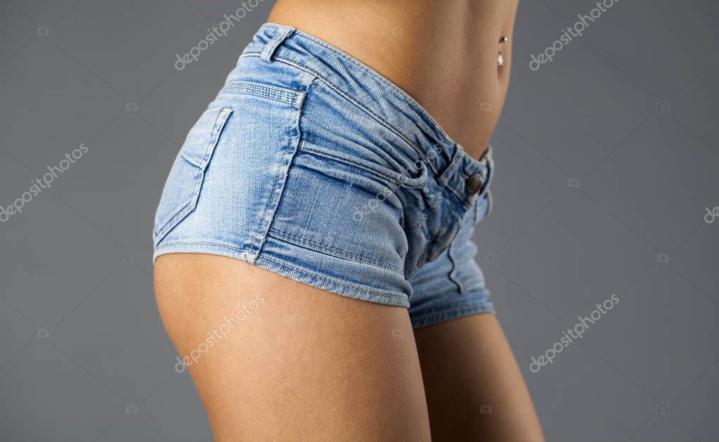 sexy women in jean shorts