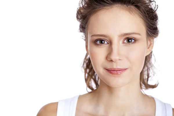 Portrait of beautiful young girl — Stock Photo, Image