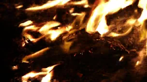 Sprutar eld — Stockvideo