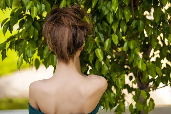 Krásné nahé ženské ramena — Stock fotografie