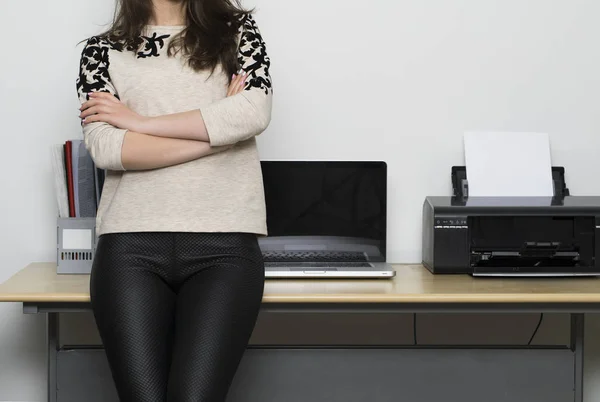 Parte del cuerpo mujer de negocios — Foto de Stock