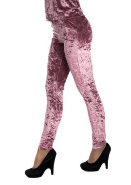 Seksi vücut parçası, Velur spor kıyafetli kadın 