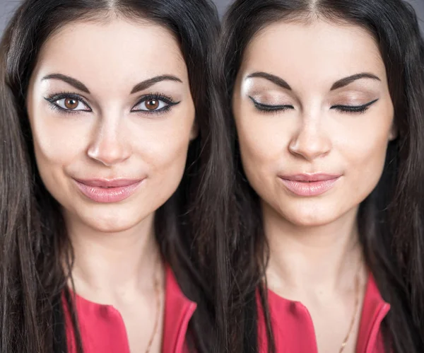 Make-up, pilarna på klausuler — Stockfoto