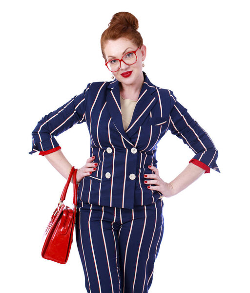 Стильная женщина средних лет
 