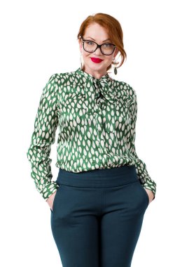 Şık orta yaşlı kadın 