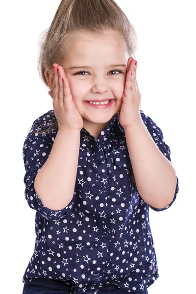 Linda menina loira — Fotografia de Stock