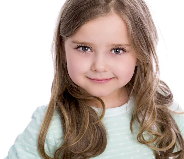 Beautiful blonde little girl — Stock Photo, Image