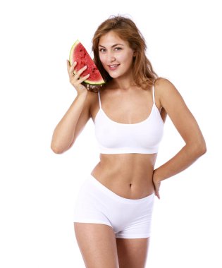 Fitness diyet, dilim karpuz