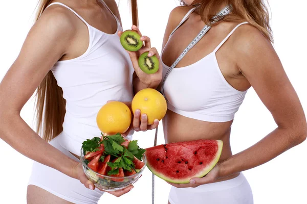 Gyümölcsök és zöldségek a diéta — Stock Fotó