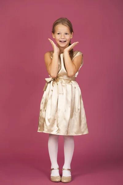 Beautiful blonde little girl — Stock Photo, Image