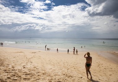 Naithon beach Phuket Island, Tayland tarihinde
