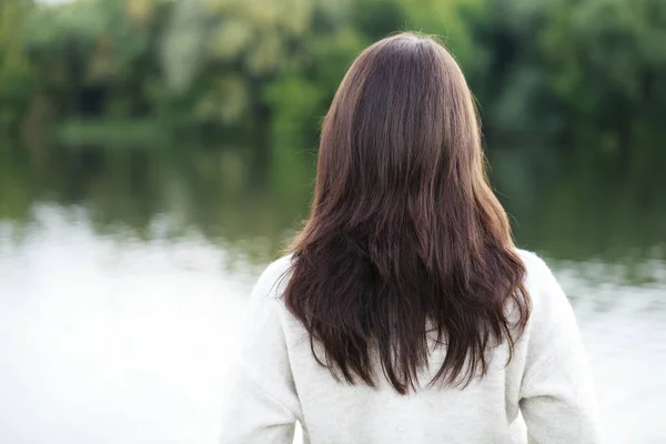 갈색 머리, 헤어 뷰티 모델 — 스톡 사진