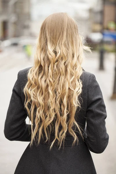 Female Long wavy blonde hair