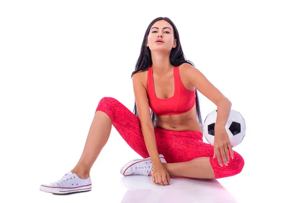 Retrato de cuerpo entero de mujer joven — Foto de Stock