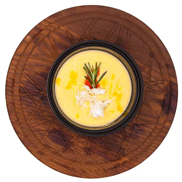 Tom Yam Kung, thai food on a wooden tray — Stock Image Tom Yam Kung, thai food on a wooden tray Stock Photo