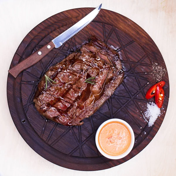Restoran hidangan daging sapi steak — Stok Foto