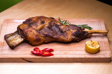 Kemik - kuzu budunu lam restoran yemek kuzu ızgara