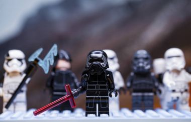 Rus, 01 Nisan 2018. Lego star wars klon askerler ordusu. Lego