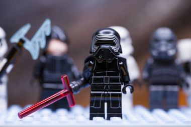 Rus, 01 Nisan 2018. Lego star wars klon askerler ordusu. Lego
