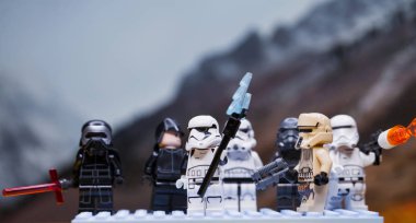 Rus, 01 Nisan 2018. Lego star wars klon askerler ordusu. Lego