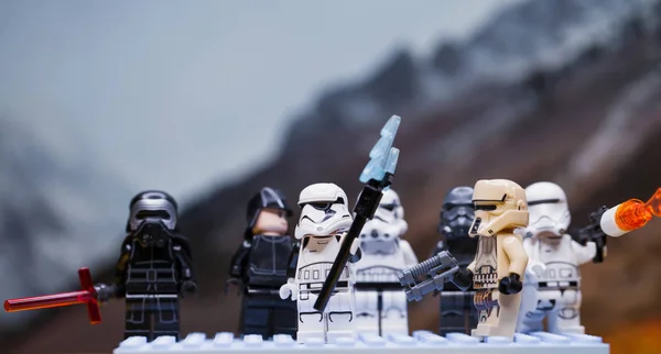 RUSSIAN, April 01, 2018. Lego star wars clone troopers army. Lego — Stock Photo, Image