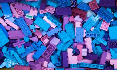 Rus, 04 Nisan 2018. Beyaz Oluşturucu Lego klasik. 