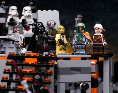 Rus, 03 Nisan 2018. Oluşturucu Lego Star Wars. Darth Vader