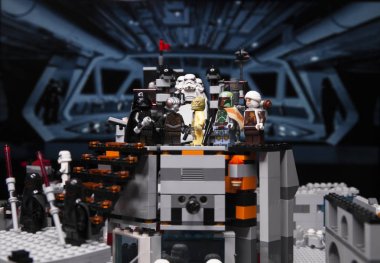 Rus, 03 Nisan 2018. Oluşturucu Lego Star Wars. Darth Vader
