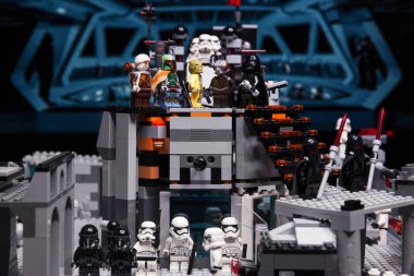 Rus, 03 Nisan 2018. Oluşturucu Lego Star Wars. Darth Vader