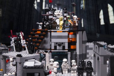 Rus, 03 Nisan 2018. Oluşturucu Lego Star Wars. Darth Vader