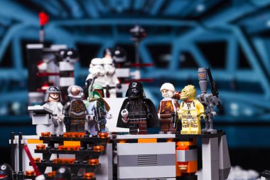 Rus, 03 Nisan 2018. Oluşturucu Lego Star Wars. Darth Vader