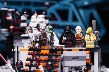 Rus, 03 Nisan 2018. Oluşturucu Lego Star Wars. Darth Vader