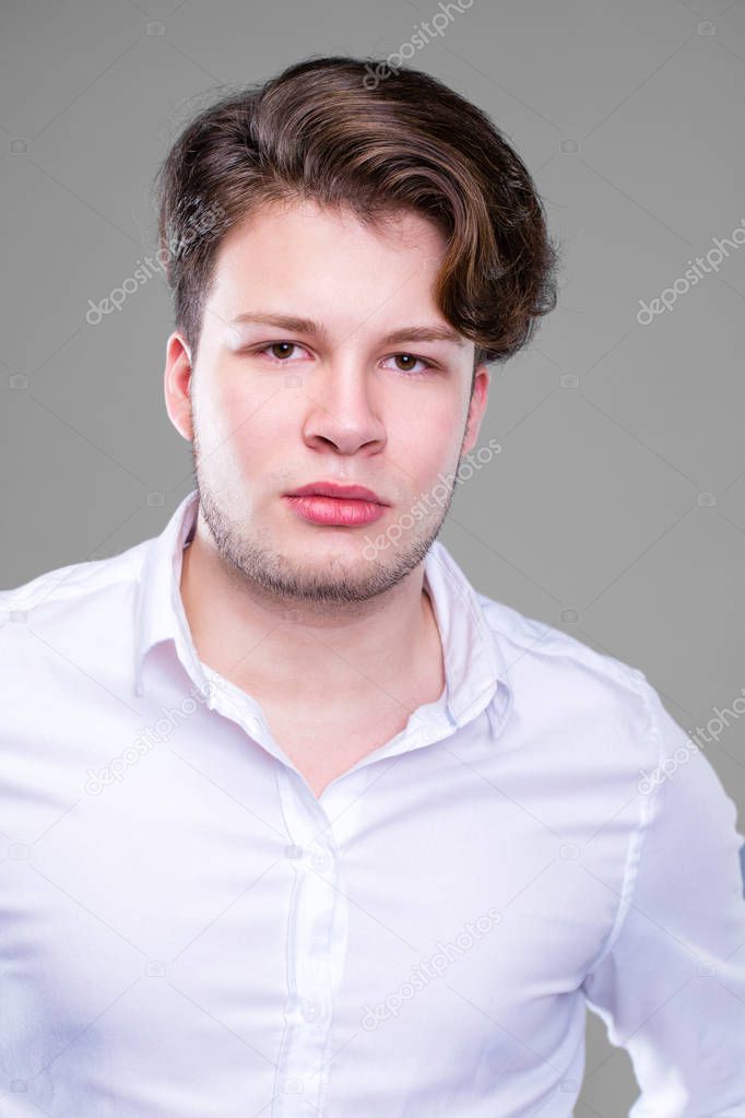 Portrait of a cheerful businessman